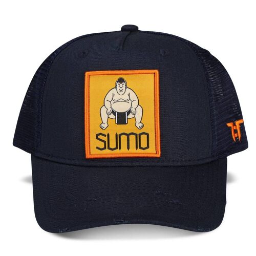 Tokyo Time Sumo Kids Cap - Navy/Orange