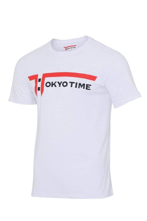 Tokyo Time Mens Urban T-Shirt - White