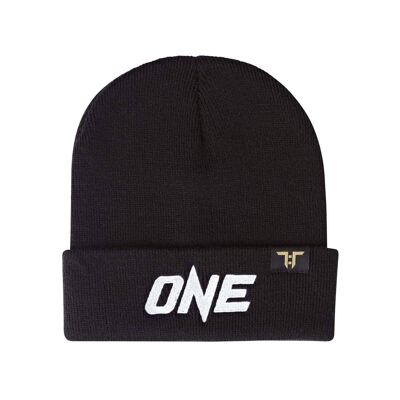 Tokyo Time "One Championship" Collab Beanie Hat - Black