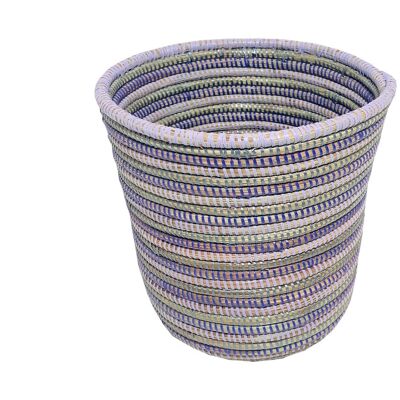 Galou – Purple tricolor wastebasket