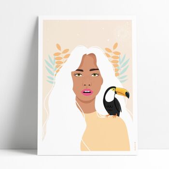 Affiche 30x40 - Toucan