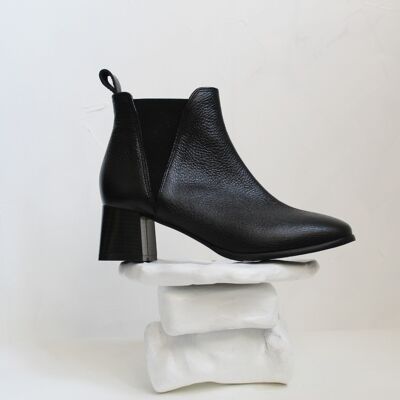 Bottines Simon - Noir grainé