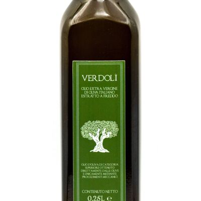 Verdolì Huile d'olive extra vierge sicilienne - 0,25 cl