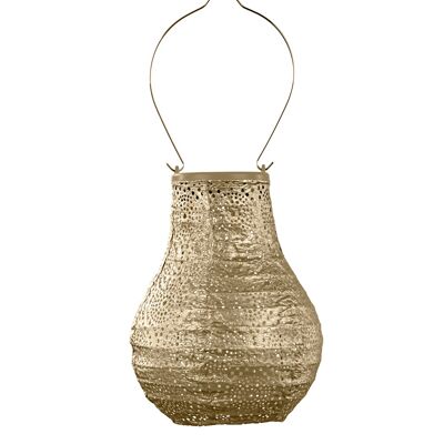 Lanterne Led Durable Décoration de Jardin Ampoule Occulte - 16 cm - Or