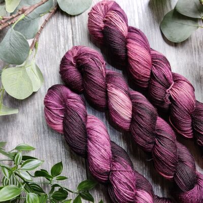 Cherry Compote - Hand Dyed Yarn