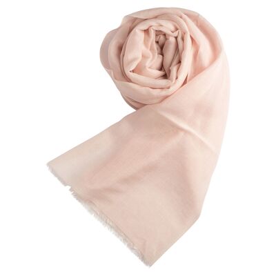 Soft pink cashmere/silk shawl