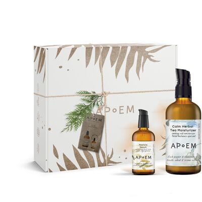 APoEM Pack Calm Herbal tea Moisturiser