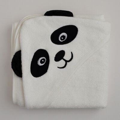 Asciugamano con cappuccio Panda