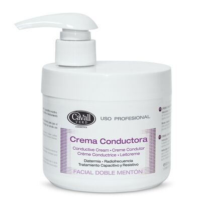 Crema conductora facial doble menton Cavall Verd 500 ml