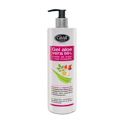 Gel de Aloe Vera Natural Rosa Mosqueta y Argan Cavall Verd 500 ml