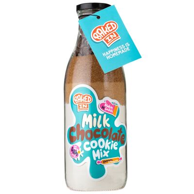 Milchschokoladen-Plätzchen-Mischflasche - 1 Liter