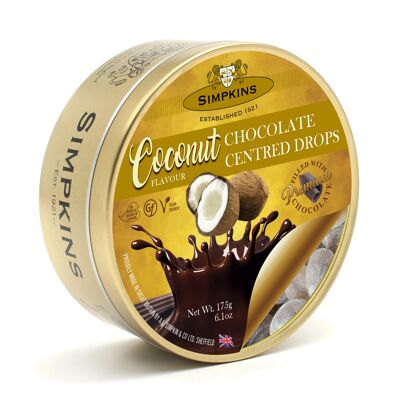 Schokoladen-zentrierte Kokosnuss-Drops