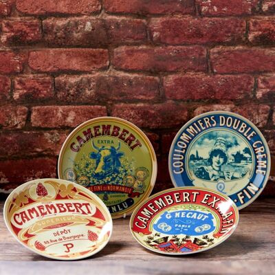 Set of 4 Classic Camembert Plates