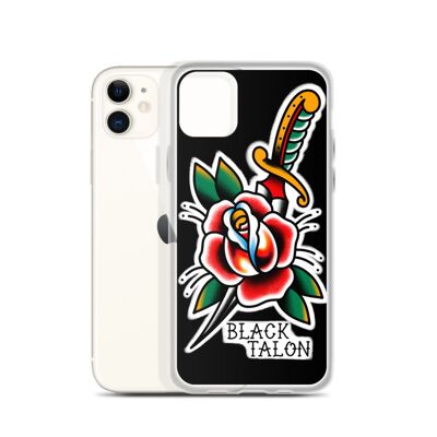 Traditional Flash Rose - iPhone Case