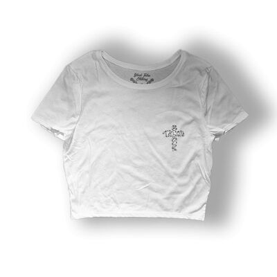 Barbed Cross Crop Tee