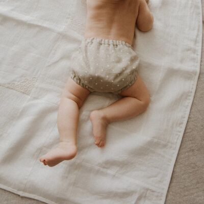 Leinen Baby Pumphose, Kinder Höschen, Neugeborene Unterwäsche, Windel-Cover - Light Mint