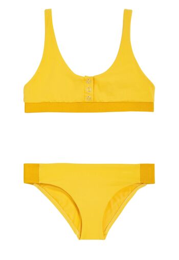 Maillot de bain 2P jaune