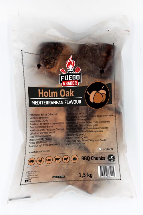Holm Oak Smoking Chunks Nº5 x16