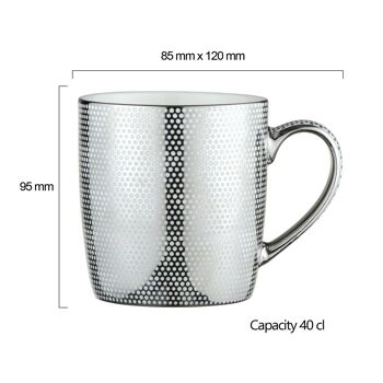 Mug Dots Platine 6