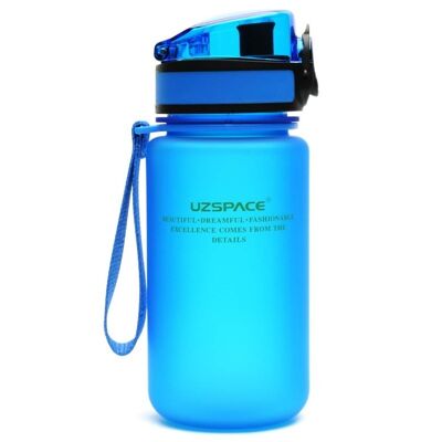 Botella uzspace tritan color 350 ml. azul