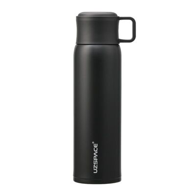 Termo uzspace x5 office con taza 470 ml. negro