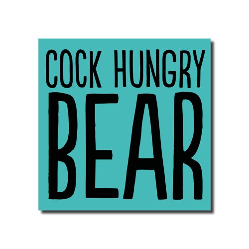 Cock hungry bear