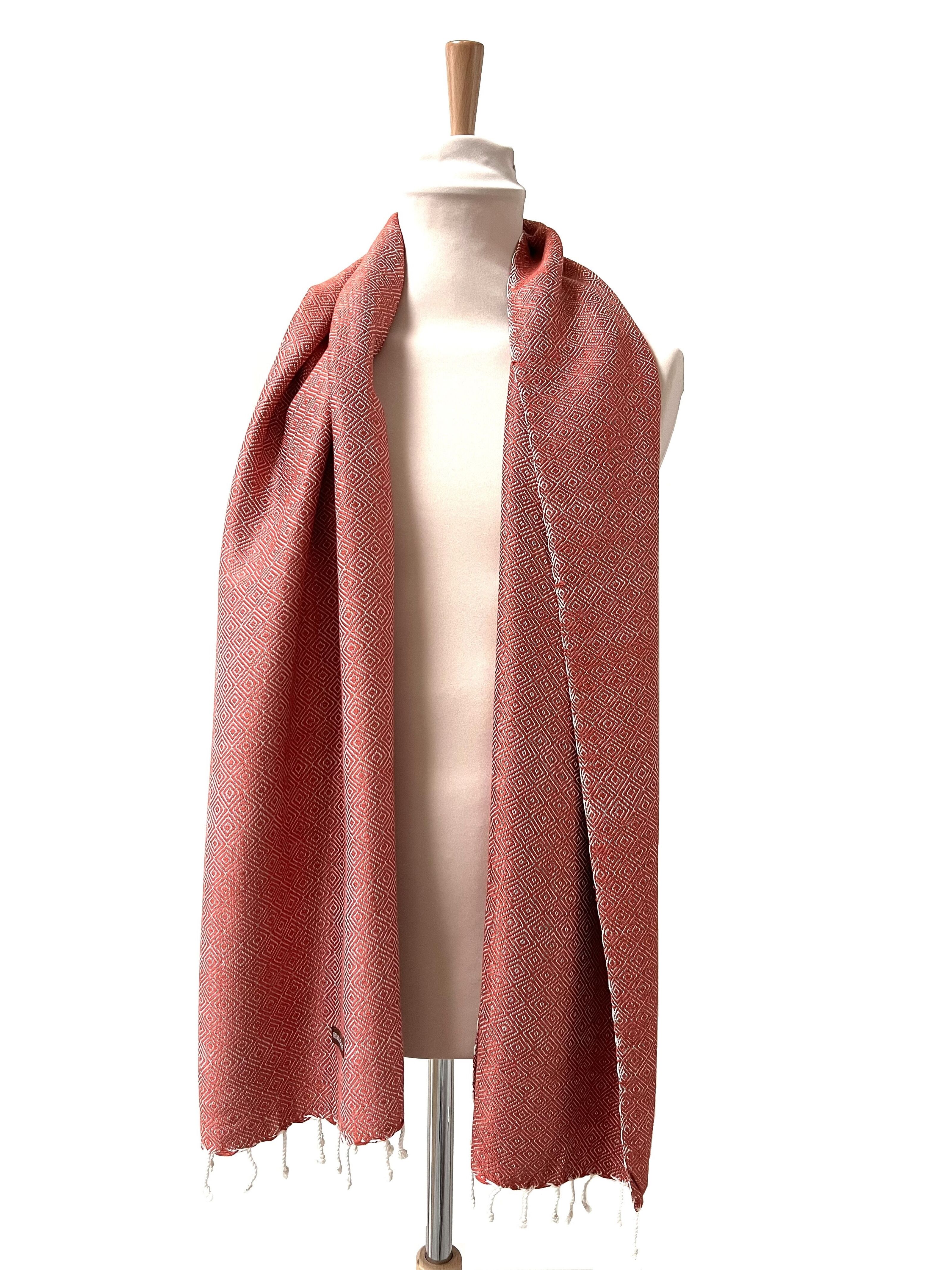 Santino Wool Backed Silk Scarf - Grey, Elizabetta