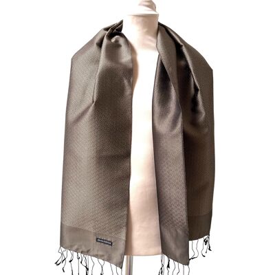 Das Diamond Luxury Bronze Silk Krama