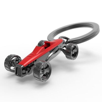 PORTACHIAVI metalmorphose® Vectorbox Boys Toys Fashion Concept auto da corsa Rosso