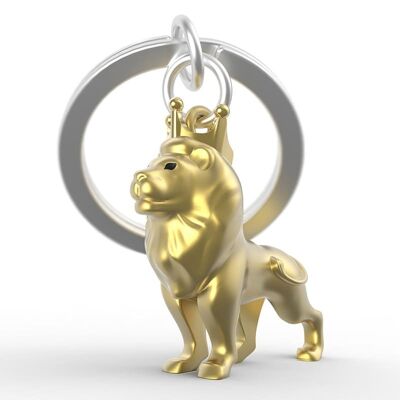 metalmorphose® Vectorbox Animals Lion & Crown KEYCHAIN