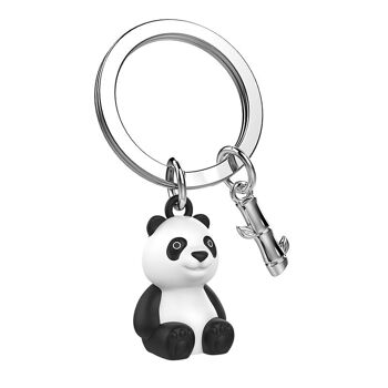 metalmorphose® Vectorbox Animaux Panda & Feuille de Bambou PORTE-CLÉS 4