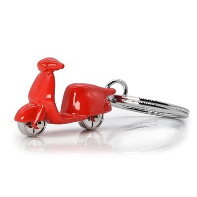 LLAVERO meta[l]morphose® Vectorbox Boys Toys Fashion keychain scooter - red - polybag and bc label