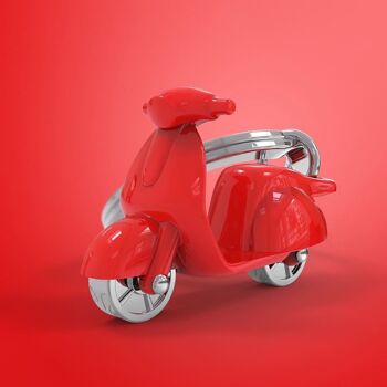 PORTE-CLÉS meta[l]morphose® Vectorbox Boys Toys Fashion porte-clés scooter - rouge - polybag et étiquette bc 2