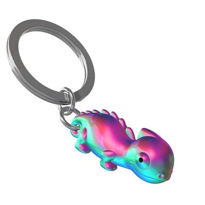 KEYCHAIN metalmorphose® Vectorbox Chameleon keyring - Design copyright registered