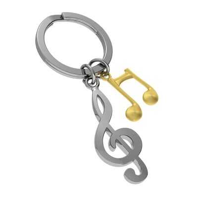 LLAVERO metalmorphose® Vectorbox Music Fashion Soul-Key keyholder - Shiny & Gold finish **NEW MOLD STYLE**