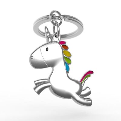 LLAVERO metalmorphose® Vectorbox Unicorn in clouds keyholder