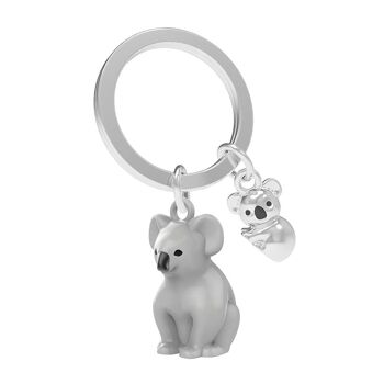 PORTE-CLÉS metalmorphose® Collection Animal - Koala maman & bébé charm 4