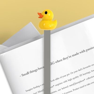 BOOKMARKS meta[l]morphose® Duck design - yellow/orange