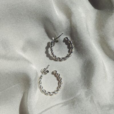 Mini Twisted Hoops