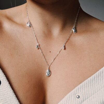 Collar Plata Faya Charm