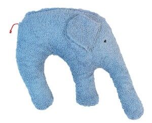 Cuscino coccolone bio/eco "Elephant" 100% cotone organico / EL-312_BL