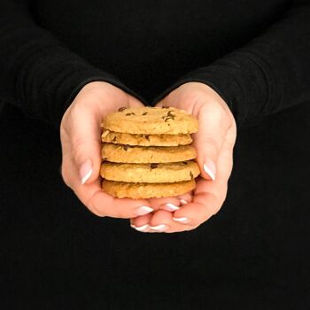 Biscuits aux noisettes et pépites de chocolat (sans gluten, sans produits laitiers, végétariens) 12