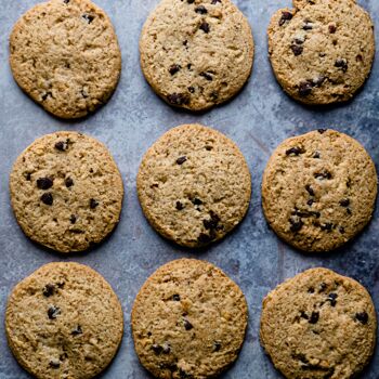 Biscuits aux noisettes et pépites de chocolat (sans gluten, sans produits laitiers, végétariens) 16