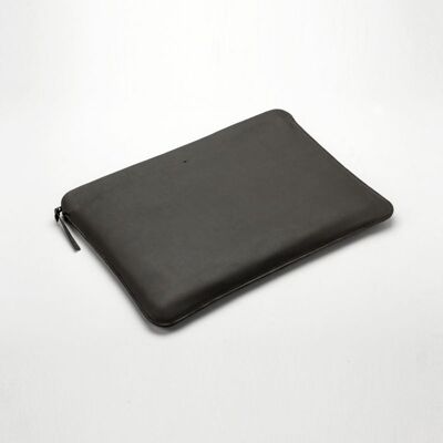 Grey leather softcase 15'