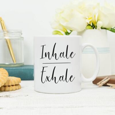 Inspirez Expirez Tasse de Yoga