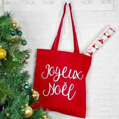Joyeux Noel Weihnachts-Einkaufstasche