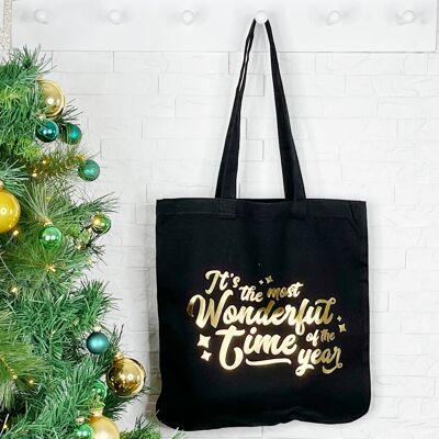 Its A Wonderful Time Of Year Christmas Tote Bag