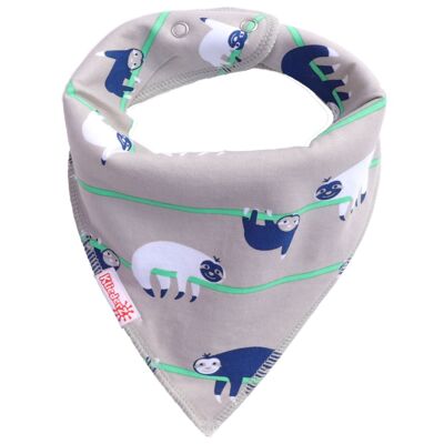 Dot bib 'Lazy Sloths' - baby bib