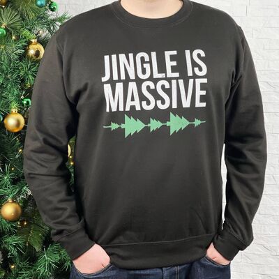 Jingle Is Massive Jersey navideño para hombre