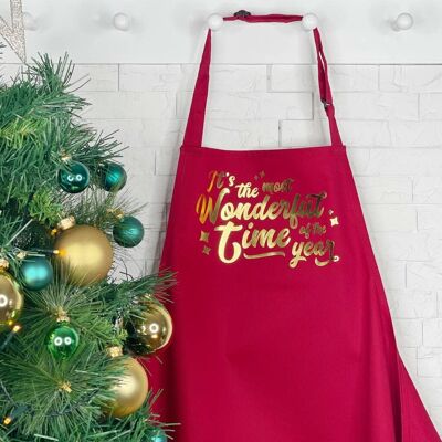 Its The Most Wonderful Time Of Year Christmas Apron